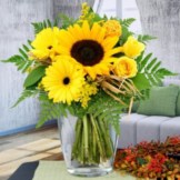 Blumenstrauß mit Sonnenblumen