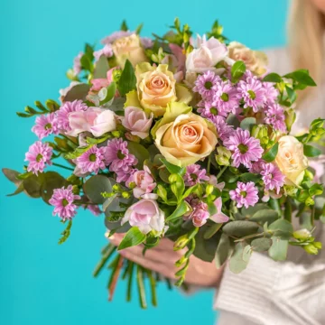 Rosa Blumen verschicken Österreich Austria